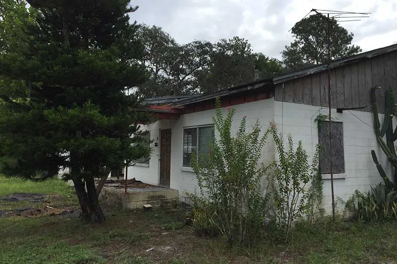Project before rehabilitation